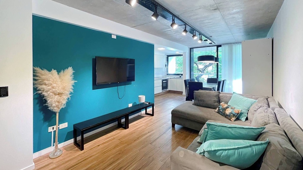 Villa del Parque Apartment | Urban Retreat Elegant Modern Apartment with Balcony in Villa del Parque