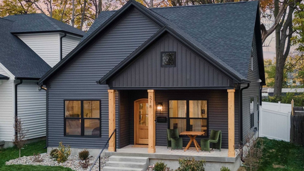 Jeffersonville House | Urban Sophistication Mid Century - Farm Home