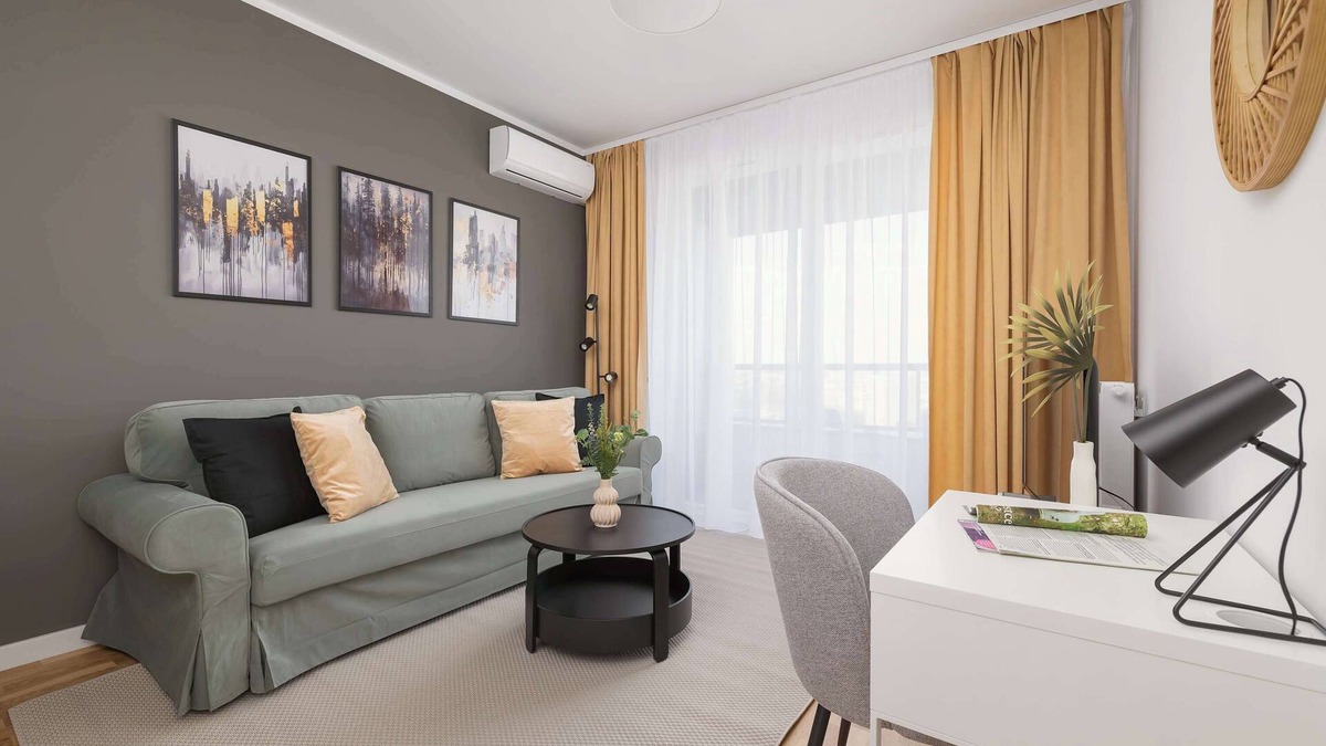 Katowice Apartment | Urban Sunset Air Conditioned Apartments | Parking
