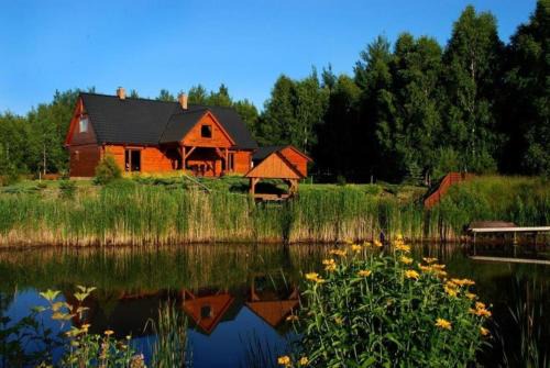 gmina Orla House | Uroczy drewniany dom w ciszy i spokoju