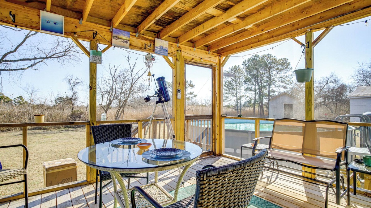Deal Island House | 1 Mi to Boat Ramp: Peaceful Deal Island Home!