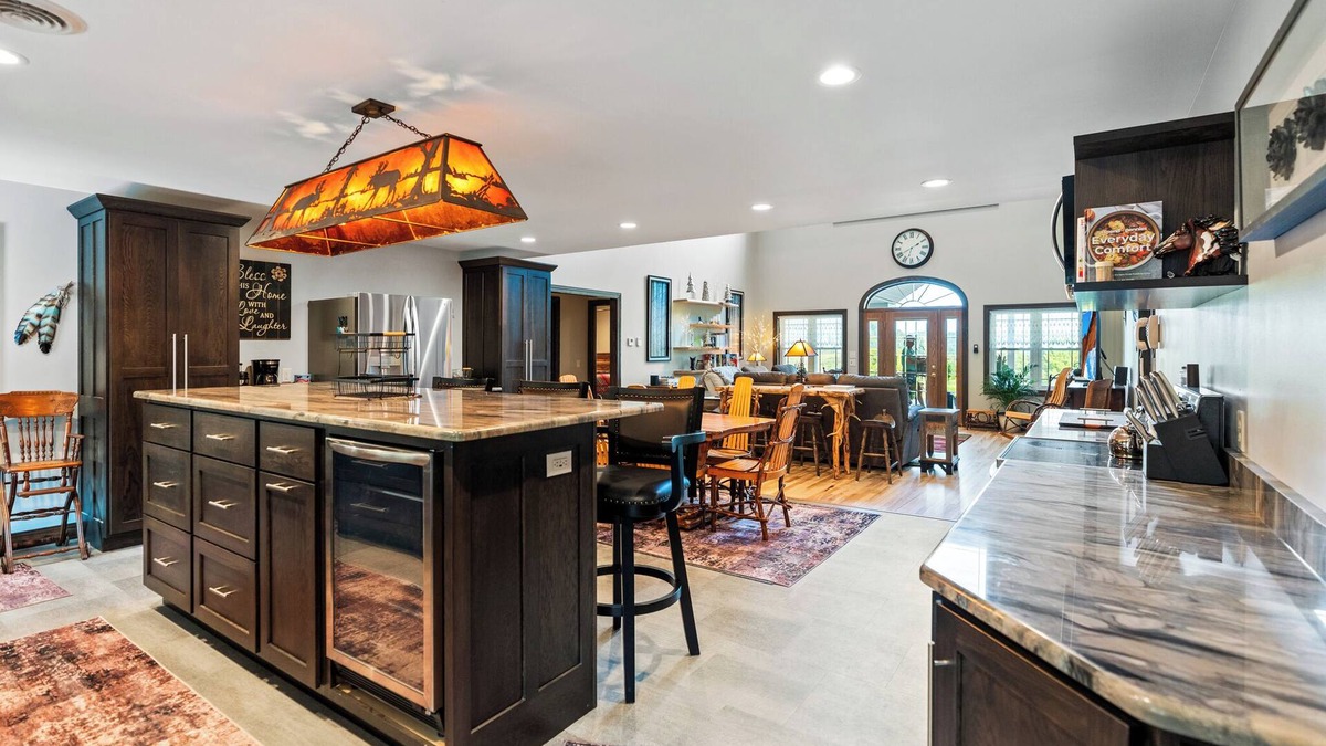 La Farge House | V's Rockton Top Getaway, a stunning rental property with a scenic view.