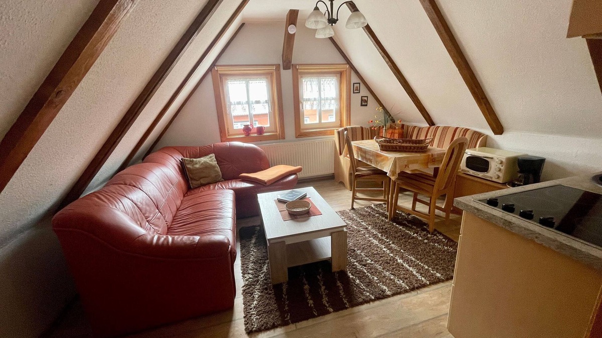 Kolonie Apartment | Vacation apartment Nachtigall - thatched plank house Zum Heuschober