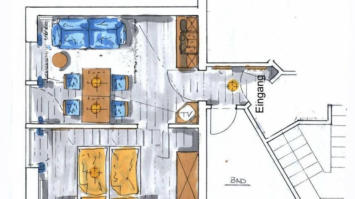 Berg Apartment | Vacation apartment (35sqm) on the 1st floor with a view of the orchard