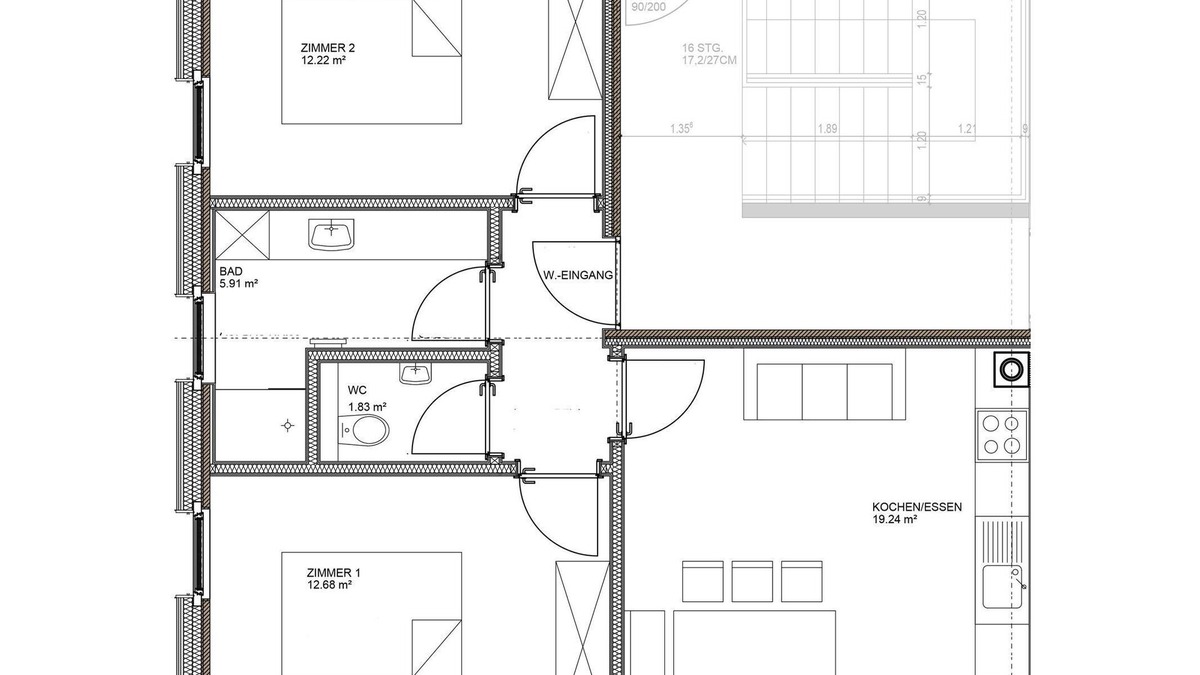 Grossdorf Apartment | Vacation apartment DORFBLICK - Felderhof