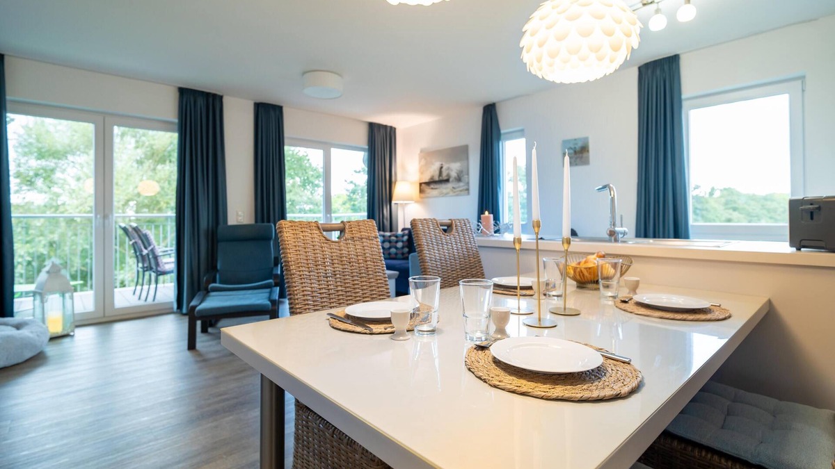 Schillig Apartment | Vacation apartment for 4 people with sauna and view of the Graft on the North Sea coast
