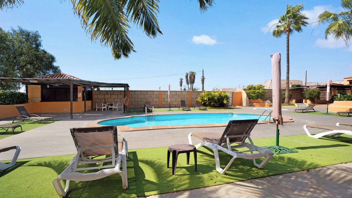 Las Galletas Apartment | Vacation Apartment 'Finca La Bonita Ap P1' with Shared Pool, Shared Terrace and Wi-Fi