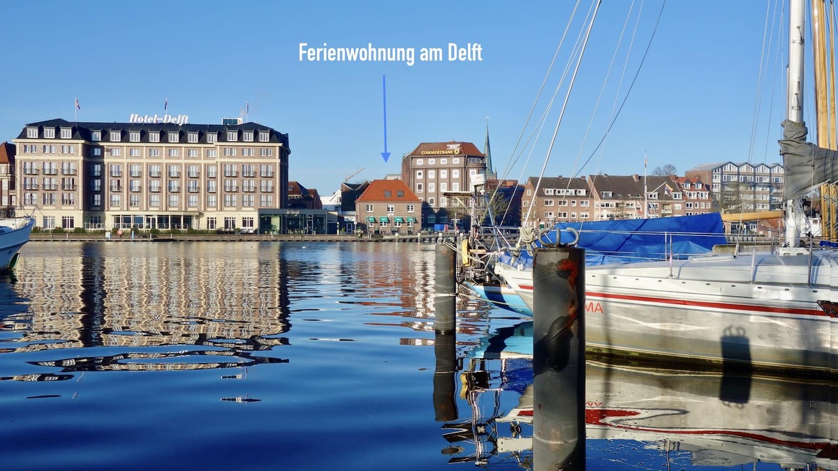 Emden Apartment | Vacation apartment on the Delft - functional with a fantastic view of the Delft and a great location