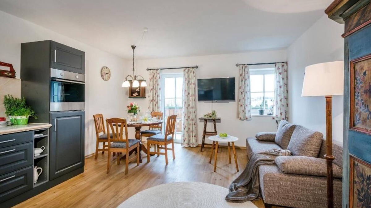 Obing Apartment | Vacation apartment Rosengarten 50sqm for max. 2 persons