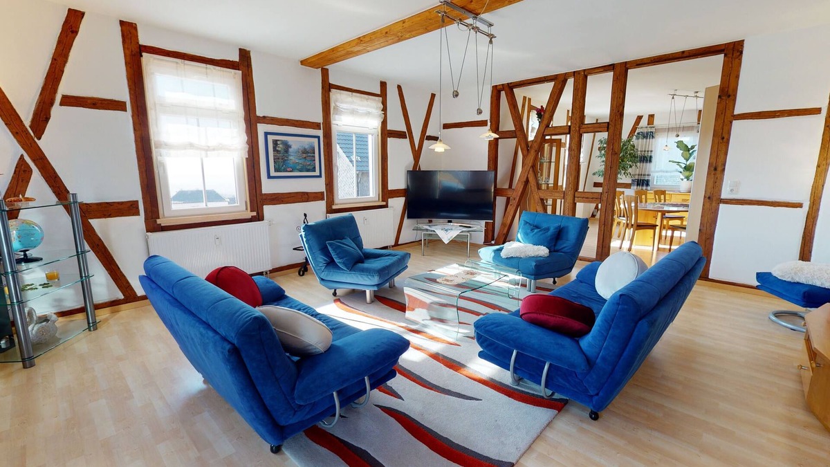 Sonneberg Apartment | Vacation apartment with 115 sqm living space on the first floor