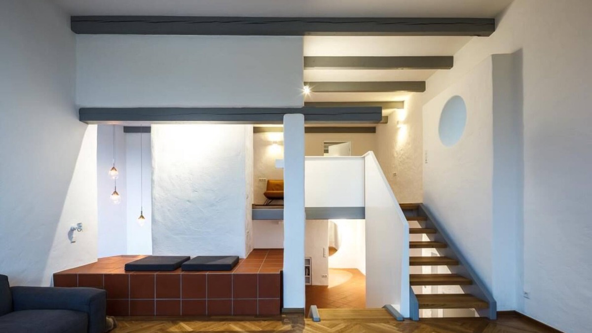 Rot am See House | Vacation home - Bauhaus style, fenced garden, fireplace