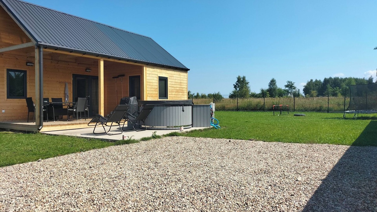gmina Wolin House | Vacation home Baltica polish Baltic Sea. Air conditioning and Jacuzzi, pet friendly