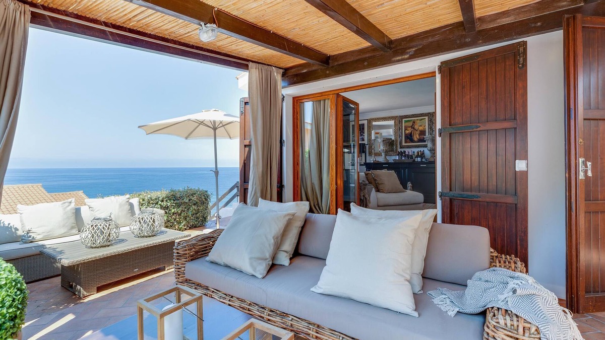 Arbus House | Vacation Home "Casa de S Arca 3" with Spectacular Sea View, A/C, Garden, Terrace & Barbecue