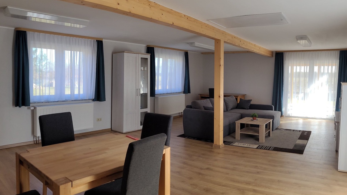 Roggentin House | Vacation home in a quiet location with field view near Lake Leppinsee