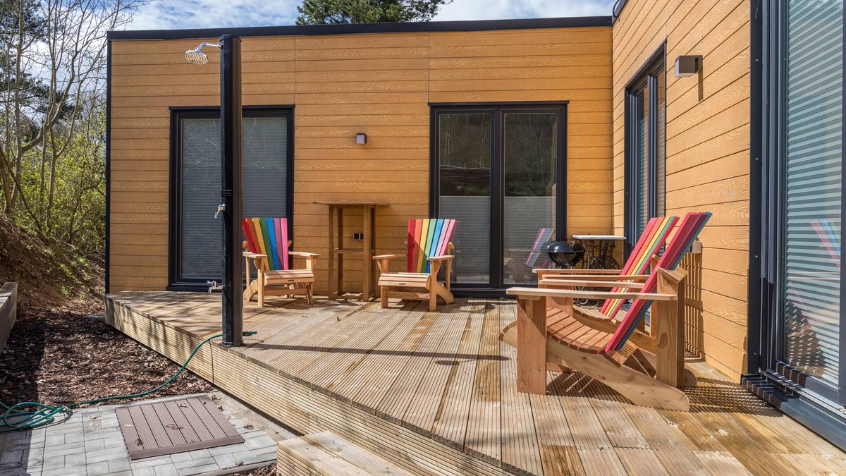 Brekendorf House | Vacation Home "Tiny House Brekendorf Kammberg" with Mountain View & Wi-Fi