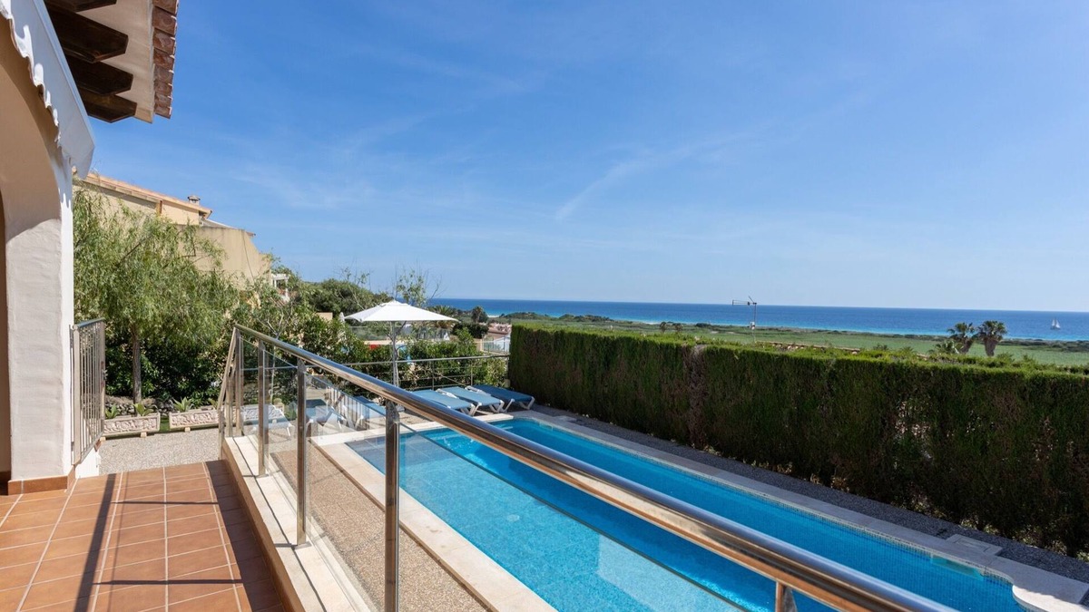 Sant Jaume Mediterrani House | Vacation Home "Villa Primavera" with Sea View and Pool