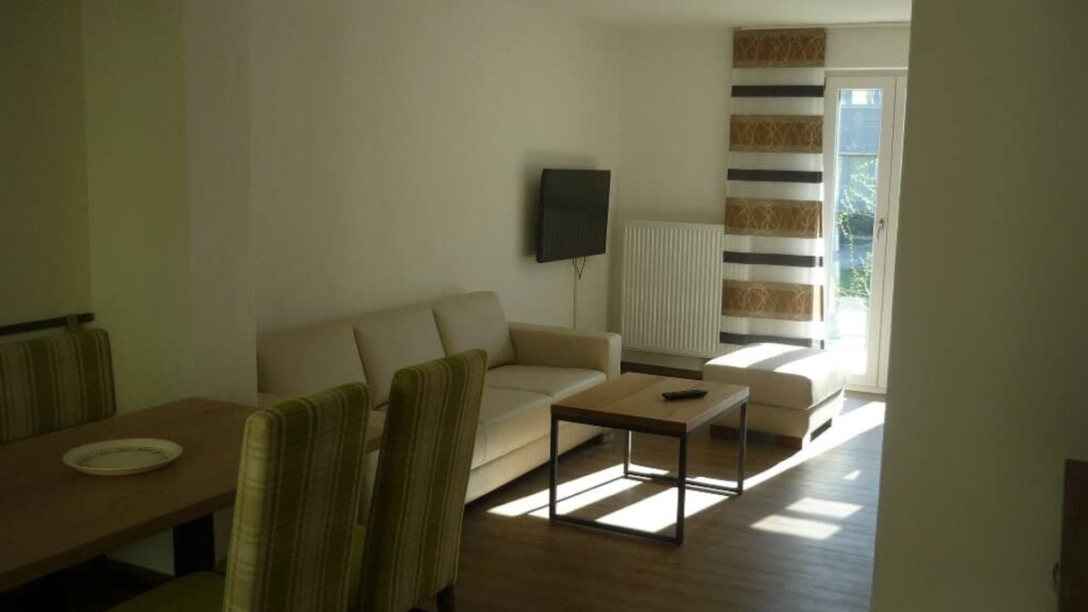 Obernzell Apartment | Vacation home with double bed, bunk bed and balcony