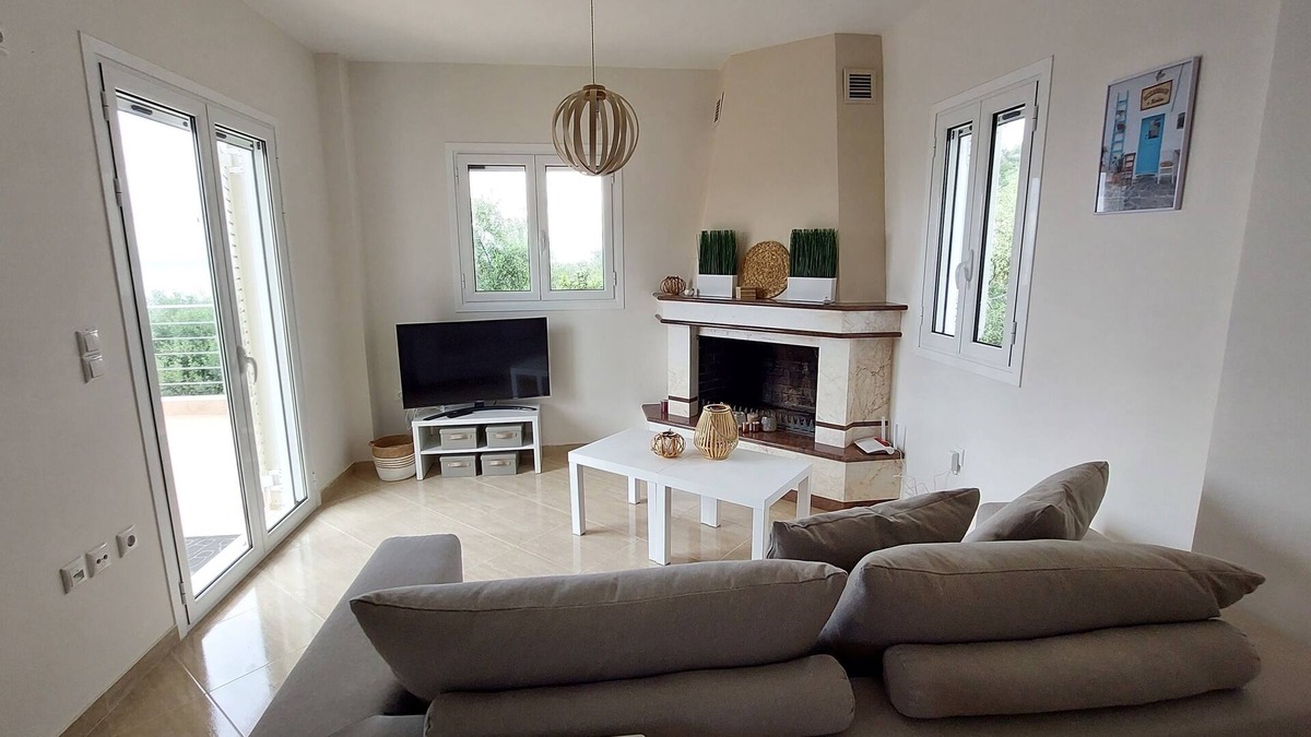 West Mani House | Vacation home with incredible panoramic sea views, ideal for workation