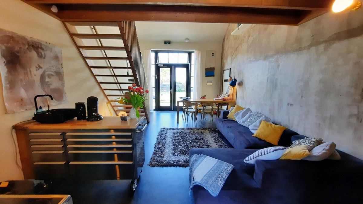 Metslawier Apartment | Vacation in a little school? Former classrooms with communal living kitchen!