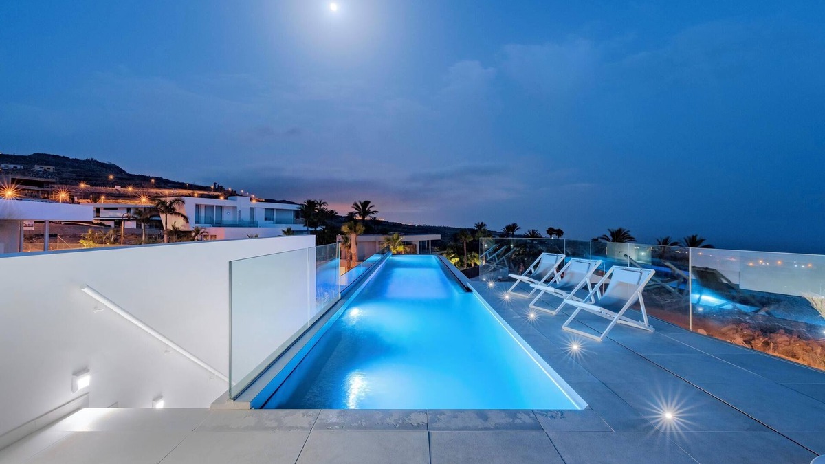 Guia de Isora Villa | Vacation Villa 'Karat Abama' with Sea View, Wi-Fi and Air Conditioning