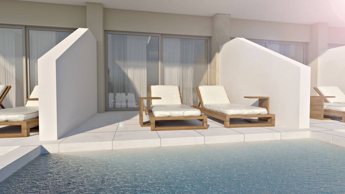 Paralia Kourna Cabin | Vantaris Blue - Adults Only