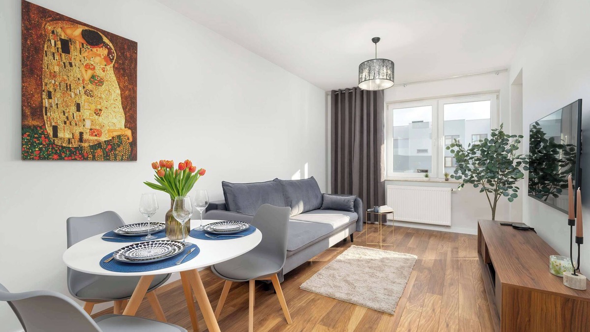 Rzeszow Apartment | Velvet Apartment with Balcony in Rzeszow by Noclegi Renters