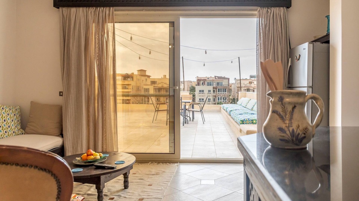 The 5th Settlement Apartment | VESTA - Superior Roof APT - 1BR - New Cairo (IV)
