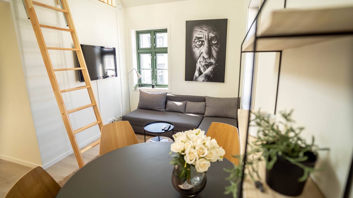 Stavanger Apartment | Vibrant apartment on bustling street, above a restaurant - Perfect for tourists,