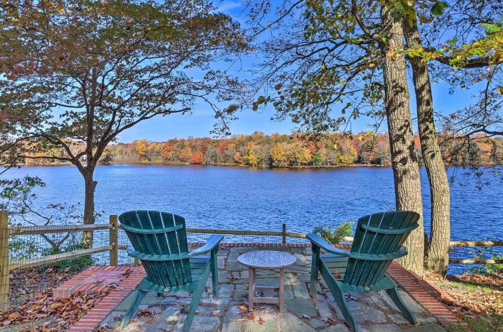 Milford House | Vibrant Milford Home with Boat Dock and Patio!