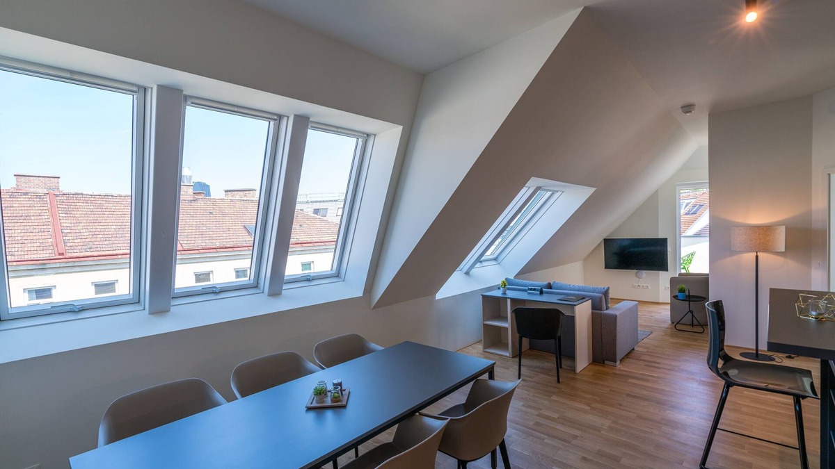 Stuwerviertel Apartment | Vienna Residence | Expansive Vienna Attic Apartment - Perfect for Families and Business Travelers near Messe Wien #6485