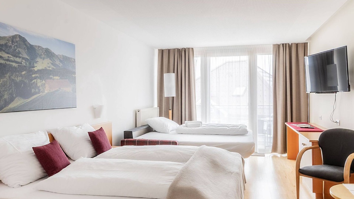 Lingenau House | Vierbettzimmer - Hotel Löwen