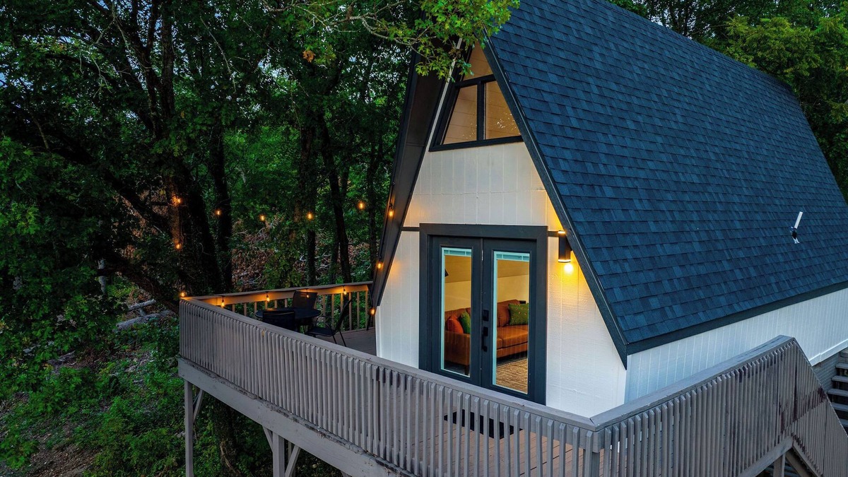 Lampe House | Views! Modern A-Frame w/Private Hot Tub & Firepit