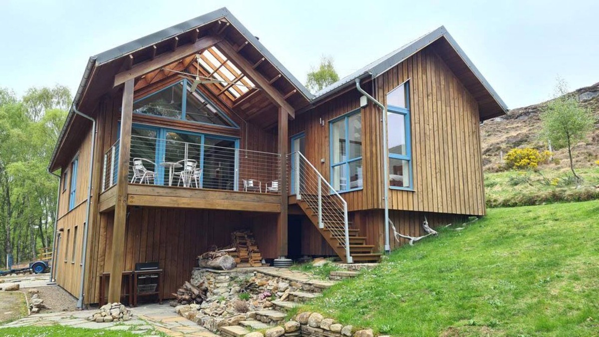 Muir of Ord Apartment | Views over Loch Meig in the Strathconon glen.
