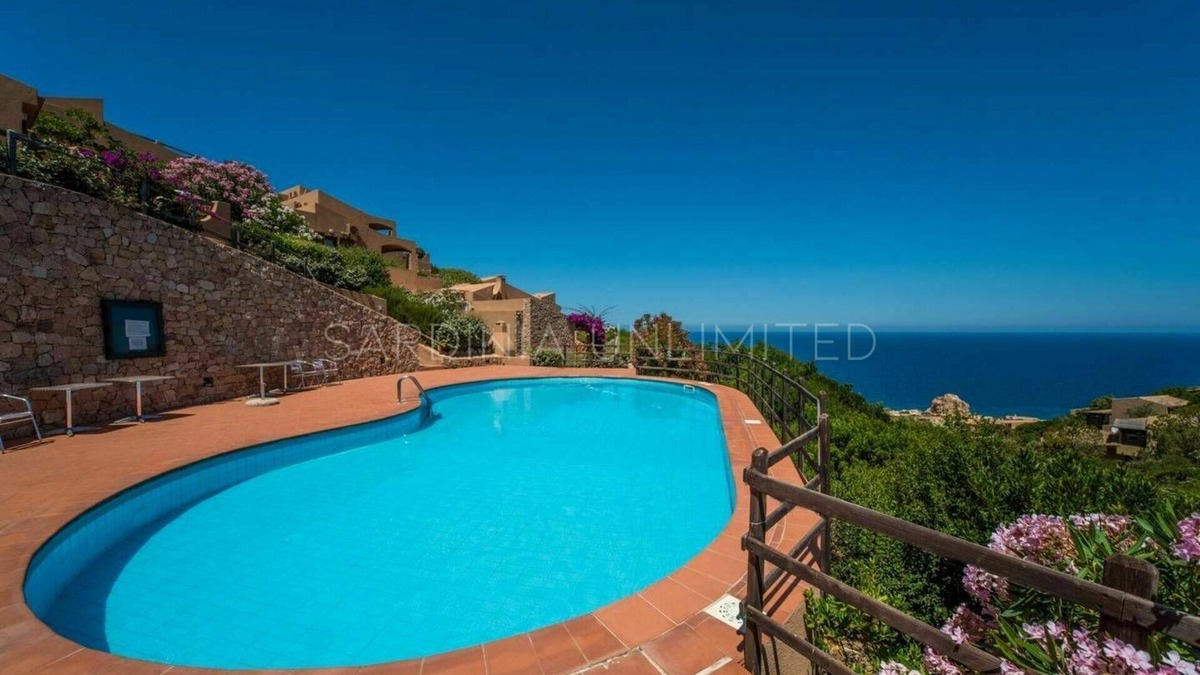 Costa Paradiso Villa | Villetta Rosada: seaview and a shared pool