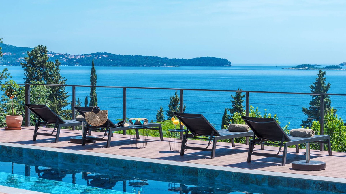 Mlini Villa | Vila Hortensia-With Private Pool and Beaches Front