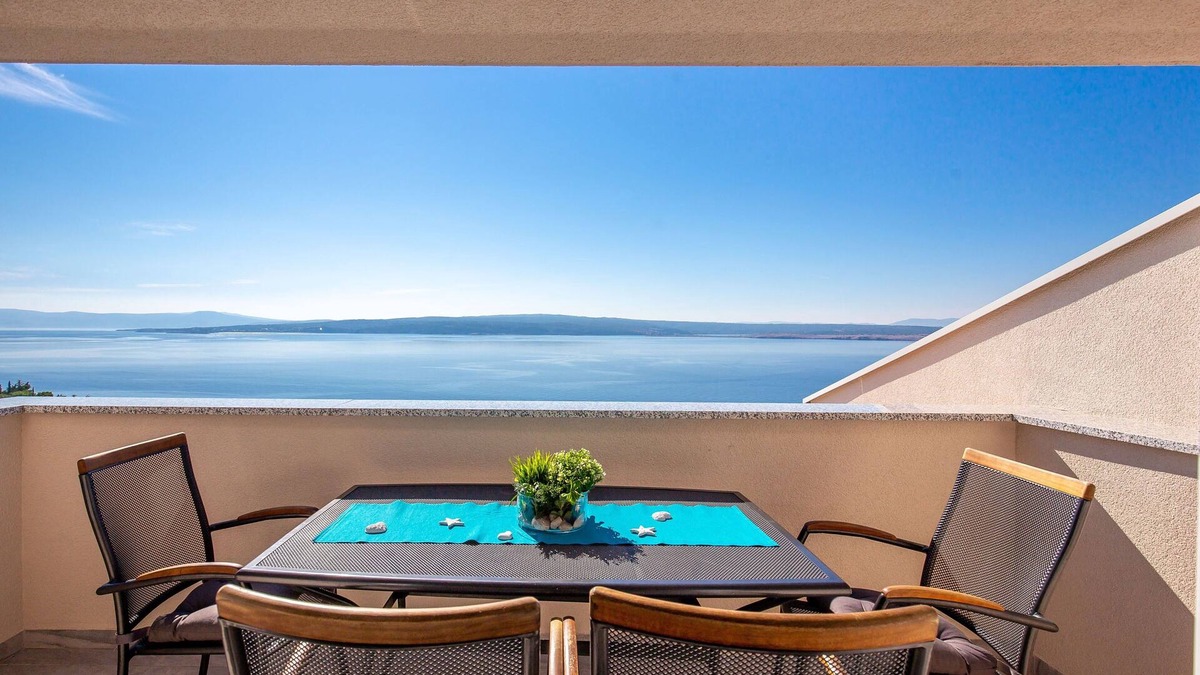 Dramalj Apartment | Vila Veronique with wonderful sea view VVG