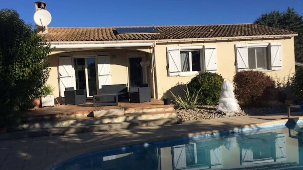 Saint-Paul-et-Valmalle Villa | Villa 100m²+ Piscine Sécurisée Avec Cuisine D'été