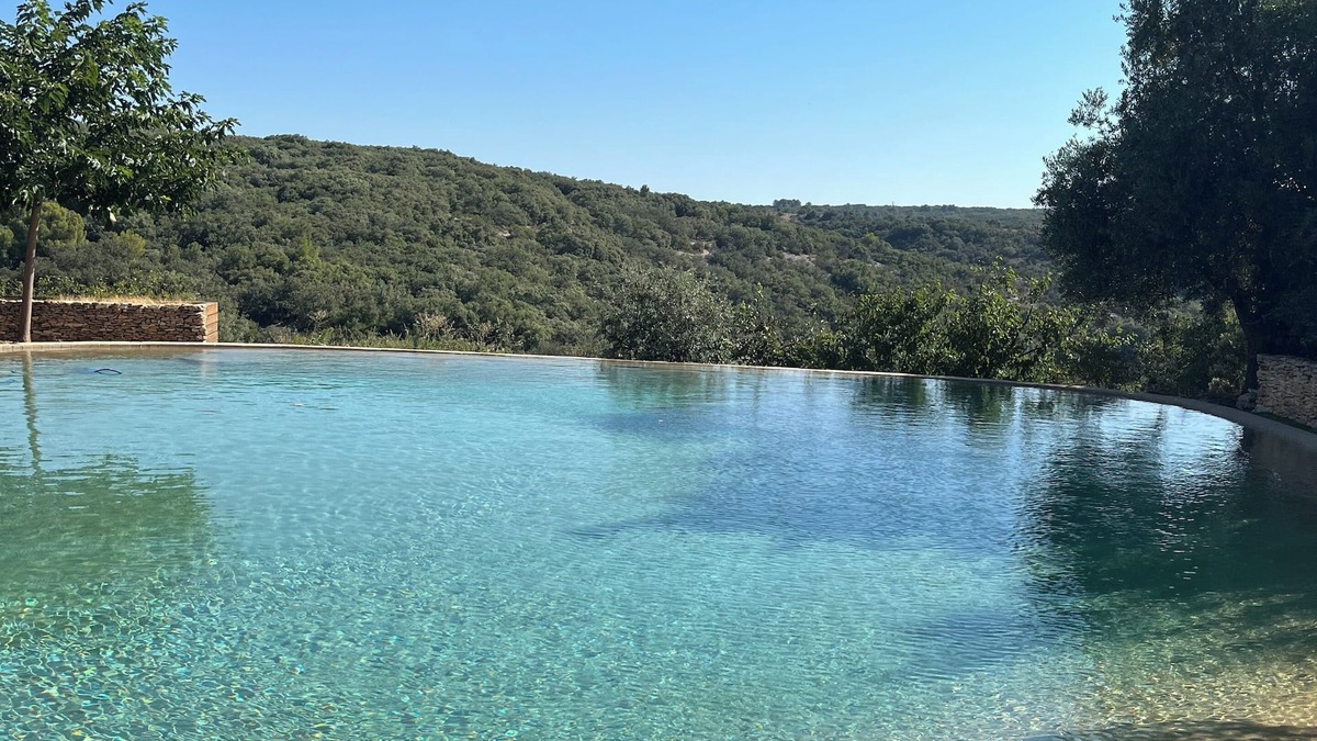 Saint-Maximin House | Villa - 10 pax- Uzès - view incredible- swimming pool Lagon - air conditionning