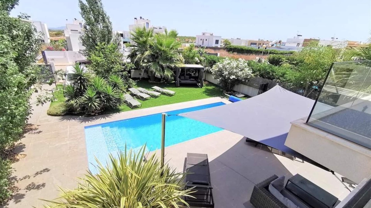Sa Rapita Villa | Villa 11 - OASIS DEL MARE - 400m beach, BBQ, AIR CONDITIONING, HEATING, POOL, WIFI