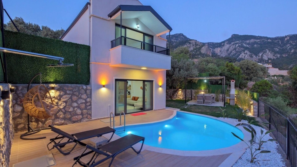 Faralya Villa | VILLA-14927, Honey moon villa with jacuzzi and sea view