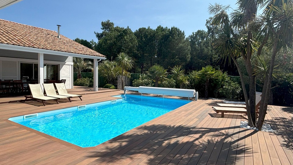 Vensac Villa | Villa 200m² heated pool (June to Sept) 10 people/5bed - 800m from the beach