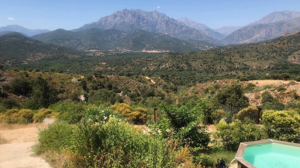 Canavaggia Villa | Villa 6 persons, swimming pool, air-conditioned, ideally located, between sea and mountain