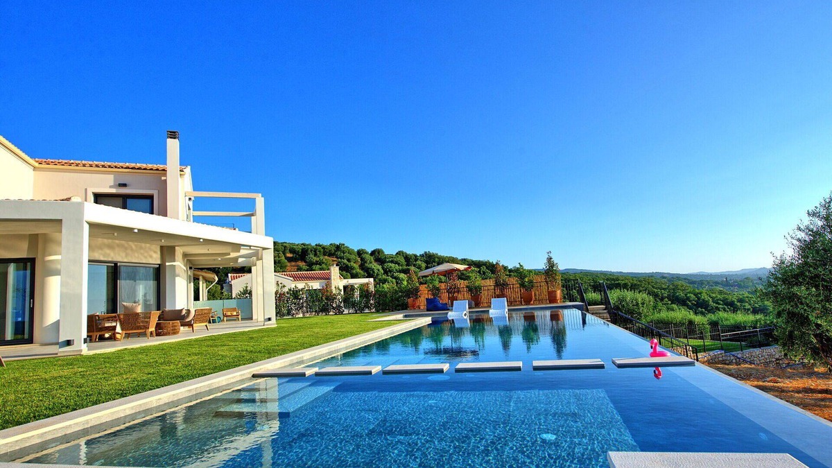 Almiros Beach Villa | Villa Acropolitana – Luxury Corfu vacation villa rental with pool and sweeping views