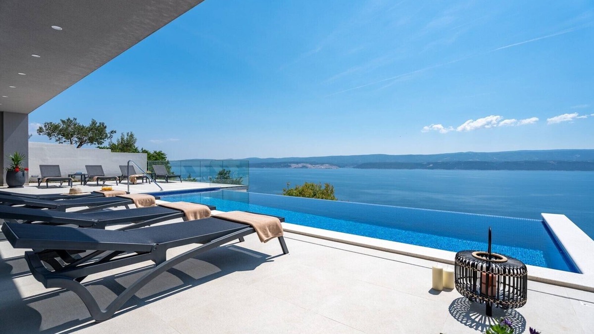 Stanici Villa | Villa Admira Maria with a heated pool and sea views