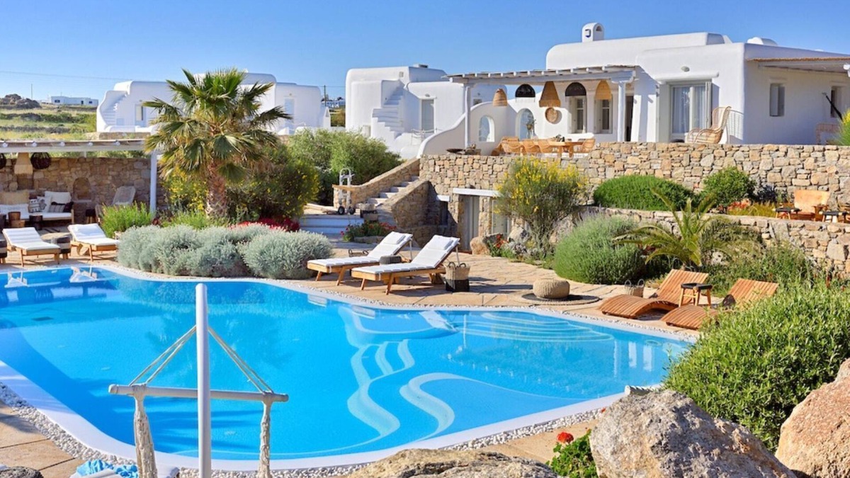 Platis Gialos Villa | Villa Afroditi Private Pool Mykonos