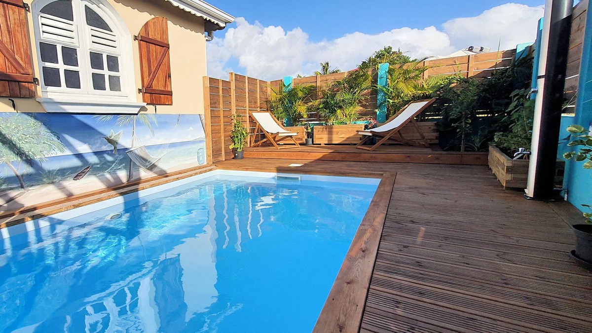Trois-Rivieres Villa | Villa Anolis in Sainte Luce, swimming pool, sea view, classified 4 ****