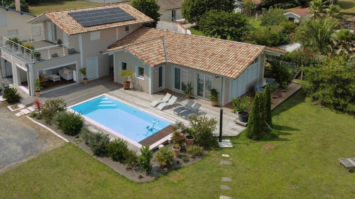 Ondres House | Villa Architecteure Bois à 1500 Océan, au Calme , Entre Biarritz et Hossegor