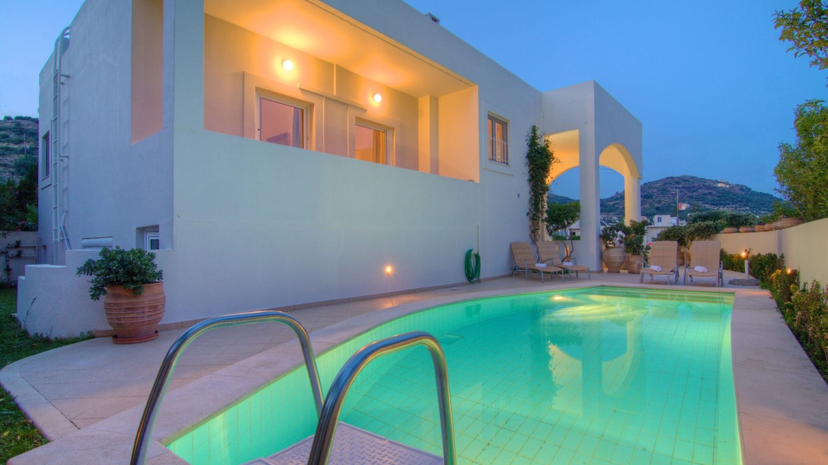 Agios Vasileios Villa | Villa Artemi , private pool , near the beach, center of village