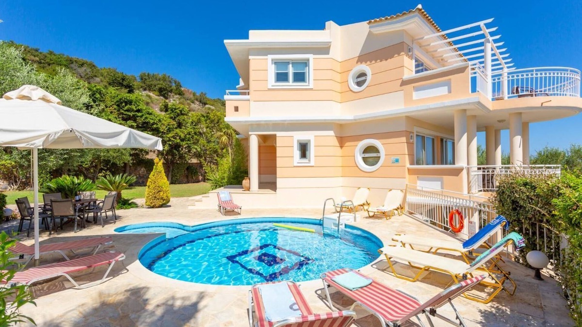 Agia Triada Villa | Villa Asimenia - Five Bedroom Villa, Sleeps 12