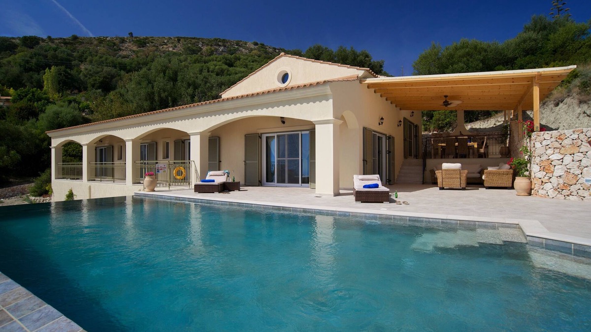 Skala Villa | Villa Asteri - Secluded Location, Panoramic Sea Views, Infinity Pool.